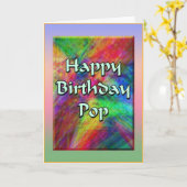 Carte d'anniversaire Pops (Fleur jaune)