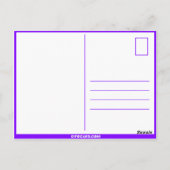 Carte d'anniversaire portugaise (Dos)