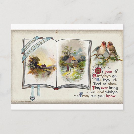 Carte d'anniversaire postée le 14 mai 1911 (Devant)