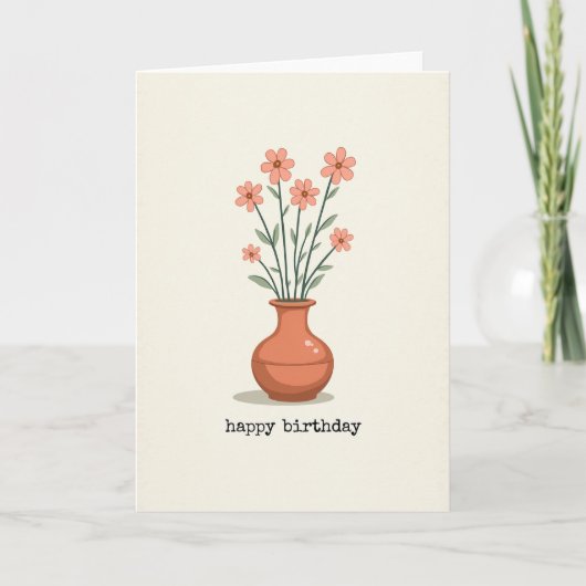 Carte d'anniversaire Pot Chaud (Devant)