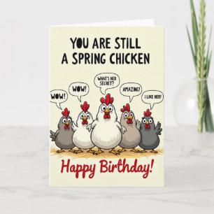Carte d'anniversaire Poultry Pals