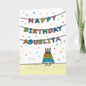 Carte d'anniversaire pour Abuelita (Devant)