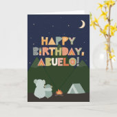 Carte d'anniversaire pour Abuelo (Fleur jaune)