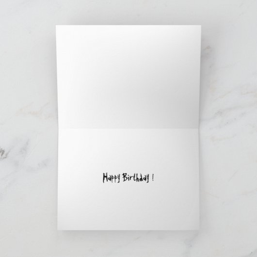 Carte d'anniversaire pour adolescent (Intérieur)