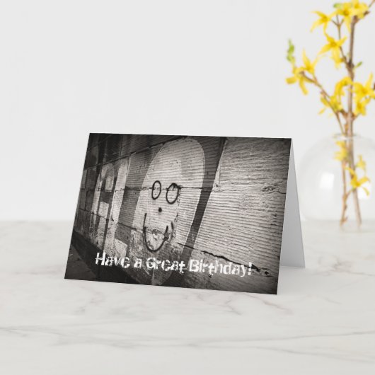 Carte d'anniversaire pour adolescent (Fleur jaune)