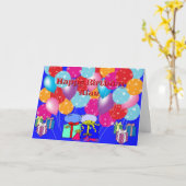 Carte d'anniversaire pour Alan (Fleur jaune)