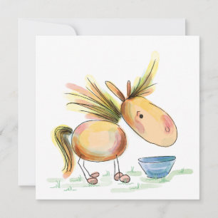 Carte d'anniversaire pour amateurs de chevaux