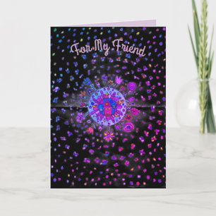 Carte d'anniversaire pour ami -