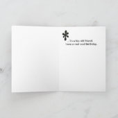 Carte d'anniversaire pour ami, humoristique, hippo (Intérieur)