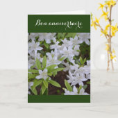 Carte d'anniversaire pour amies (Fleur jaune)