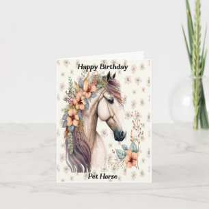 Carte d'anniversaire pour animal de compagnie Hors