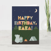 Carte d'anniversaire pour Bába (Devant)