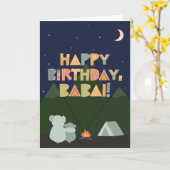 Carte d'anniversaire pour Babai (Fleur jaune)