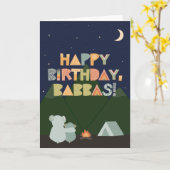 Carte d'anniversaire pour Babbas (Fleur jaune)