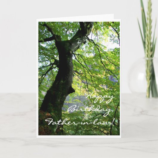 Carte d'anniversaire pour beau-père (Devant)