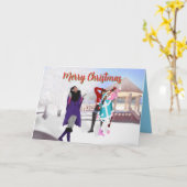 Carte d'anniversaire pour bébé d'hiver (Fleur jaune)