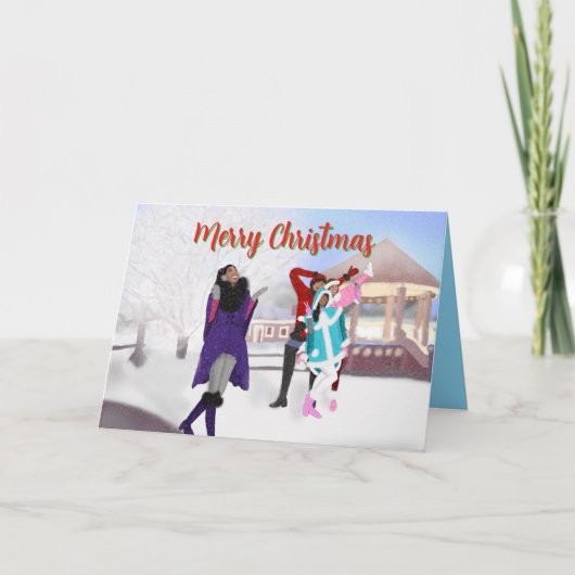 Carte d'anniversaire pour bébé d'hiver (Devant)