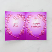 Carte d'anniversaire pour bébé doux (Intérieur)