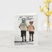 Carte d'anniversaire pour Brother Special Brother (Fleur jaune)