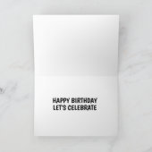 CARTE D'ANNIVERSAIRE POUR CARTES DE MARI (Intérieur)