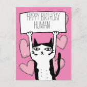 Carte d'anniversaire pour chat (Devant)