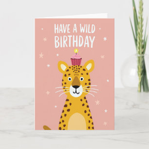 Carte d'anniversaire pour chat fantaisiste