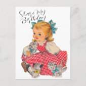 CARTE D'ANNIVERSAIRE POUR CHATONS | Carte postale (Devant)