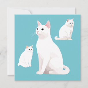 Carte d'anniversaire pour chats réservés