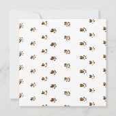Carte d'anniversaire pour chien maman Cavapoo beig (Dos)