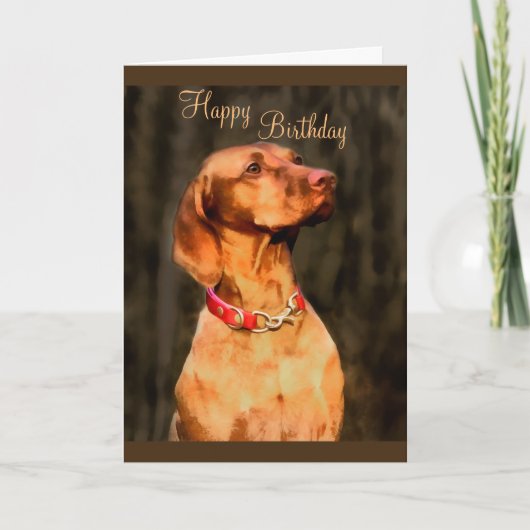 carte d'anniversaire pour chien mignon (Devant)