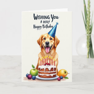 Carte d'anniversaire pour chiens