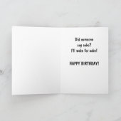 Carte d'anniversaire pour chiot (Intérieur)