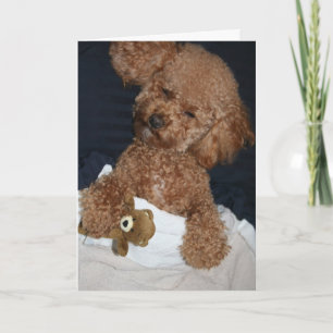 Carte d'anniversaire pour chiot