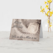 Carte d'anniversaire pour comme une maman à moi (Fleur jaune)