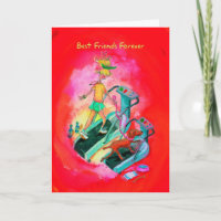 Carte d'anniversaire pour coureur - Viszla sur tap