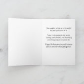 Carte d'anniversaire pour danseuse (Intérieur)