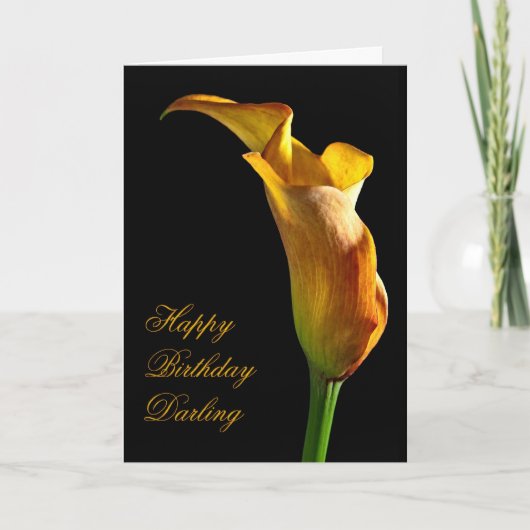 Carte d'anniversaire pour Darling (Devant)