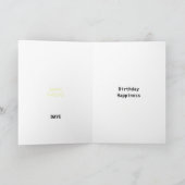 Carte d'anniversaire pour DAVE (Intérieur)