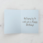 Carte d'anniversaire pour des amants de cheval (Intérieur)