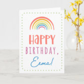 Carte d'anniversaire pour Eema (Fleur jaune)