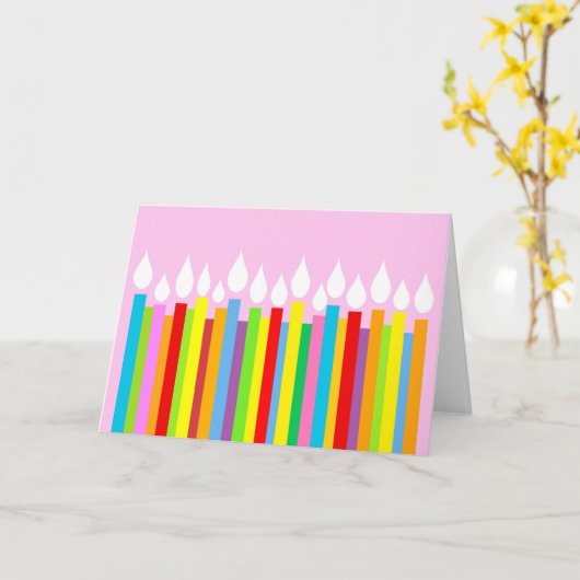 Carte d'anniversaire - Pour elle (Fleur jaune)