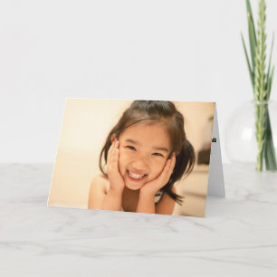 Carte d'anniversaire pour elle, photo spéciale mag