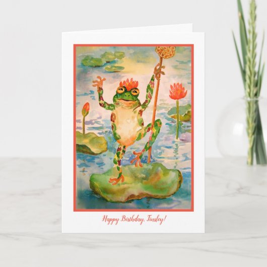 Carte d'anniversaire pour enfant (Devant)