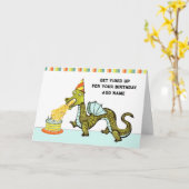 Carte d'anniversaire pour enfants (Fleur jaune)