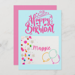 Carte d'anniversaire pour enfants