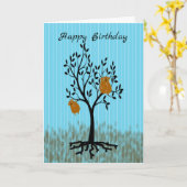 Carte d'anniversaire pour enfants avec ours Koala (Fleur jaune)
