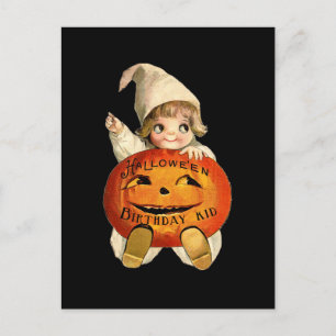 Carte d'anniversaire pour enfants Halloween