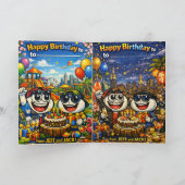 Carte d'anniversaire pour enfants Jeff & Jack – Fê (Intérieur)