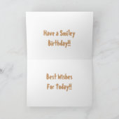 Carte d'anniversaire pour enfants mignonnes (Intérieur)