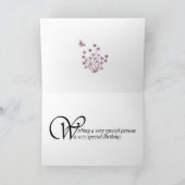 Carte d'anniversaire pour femme (Intérieur)